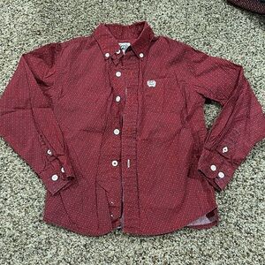 Boys nice cinch button down long sleeve size 4t
